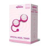 Bodywand Squeeze Crystal Kegel Toner - Glass Weighted Kegel Balls Set - Mr and Mrs D's